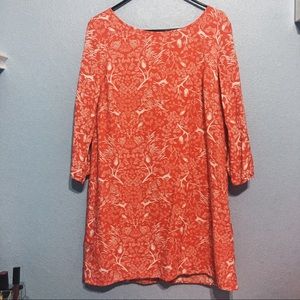 Red Nature Print Old Navy Dress
